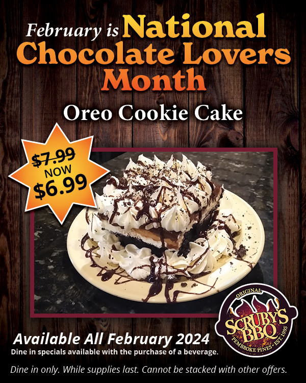 National Chocolate Lovers Month Feb 2024 Scrubys