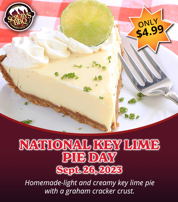 National KeyLime Pie Day Scrubys 2023