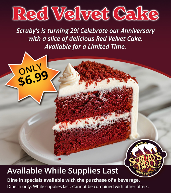 Red Velvet Cake Scrubys 2024
